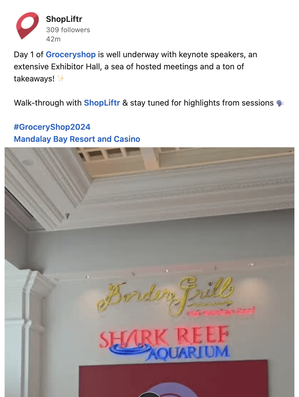 Day 1 of Groceryshop is well underway with keynote speakers, an extensive Exhibitor Hall, a sea of hosted meetings and a ton of takeaways! Walk-through with ShopLiftr & stay tuned for highlights from sessions hashtag#GroceryShop2024 Mandalay Bay Resort and Casino